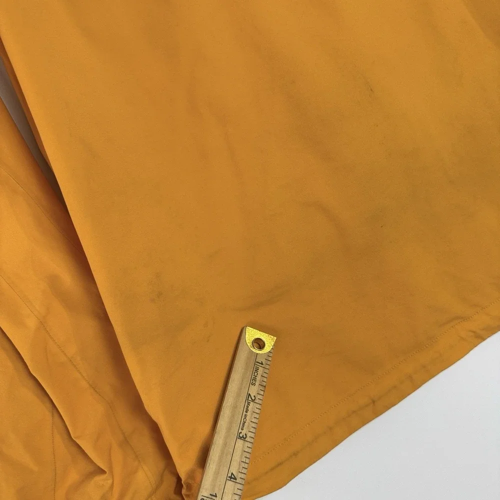 The North‎ Face Leonidas 2 Jacket Mens Small Yellow Black Hood Shell